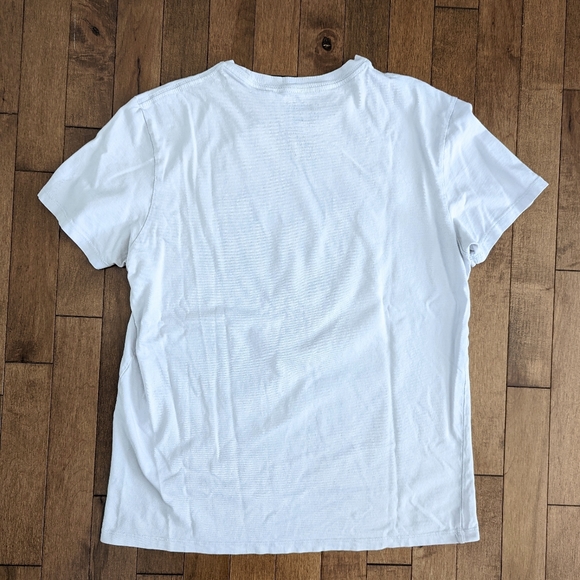 GUESS Logo T-shirt Soft Ringer Tee Grey - Picture 2 of 9